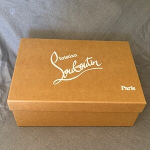 Christian Louboutin Tan Shoe Box